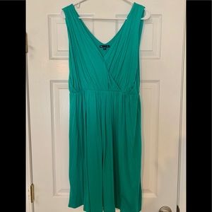 Green cotton Spring/Summer (GAP) dress size L.